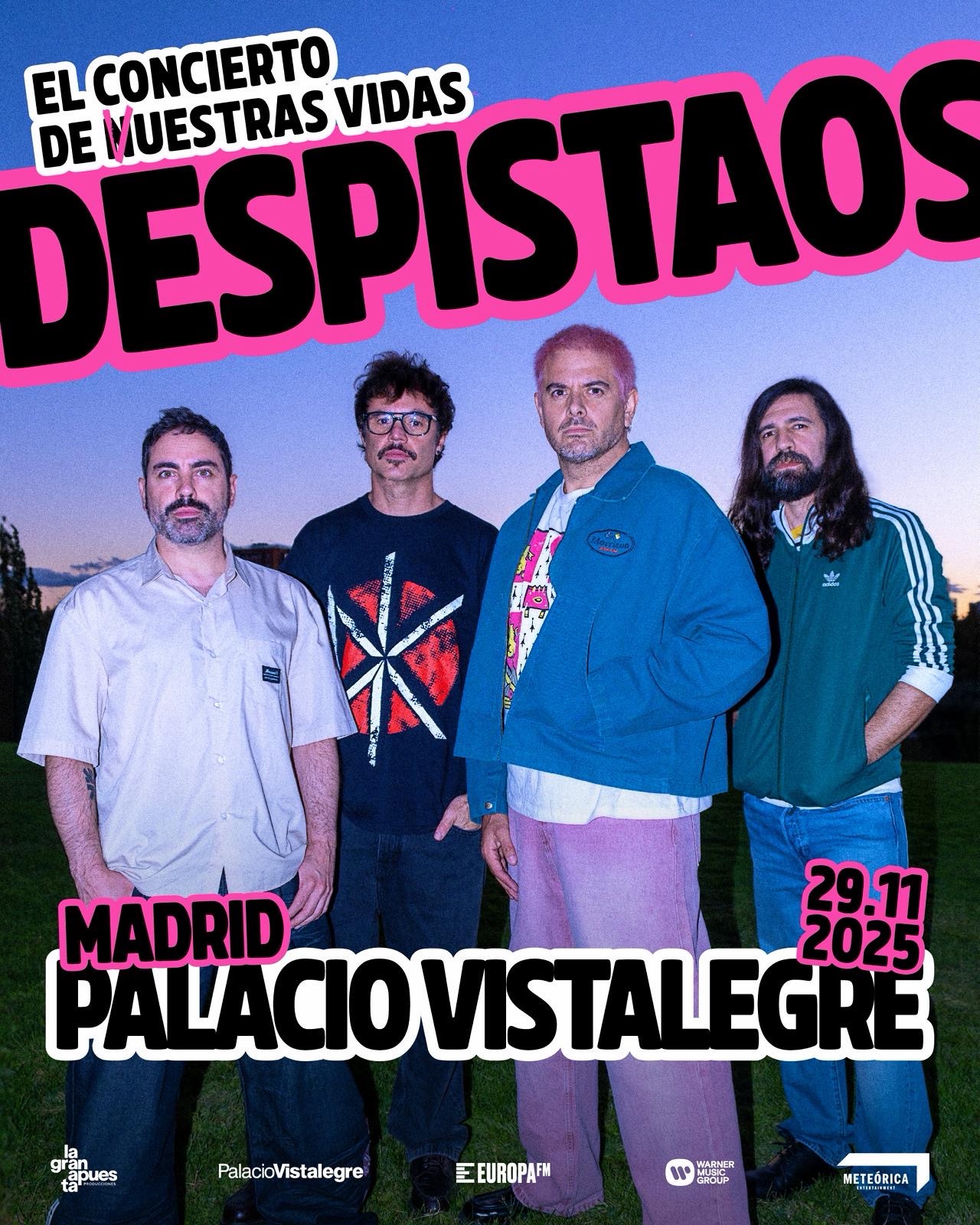 DESPISTAOS VUELVE AL PALACIO VISTALEGRE EN MADRID