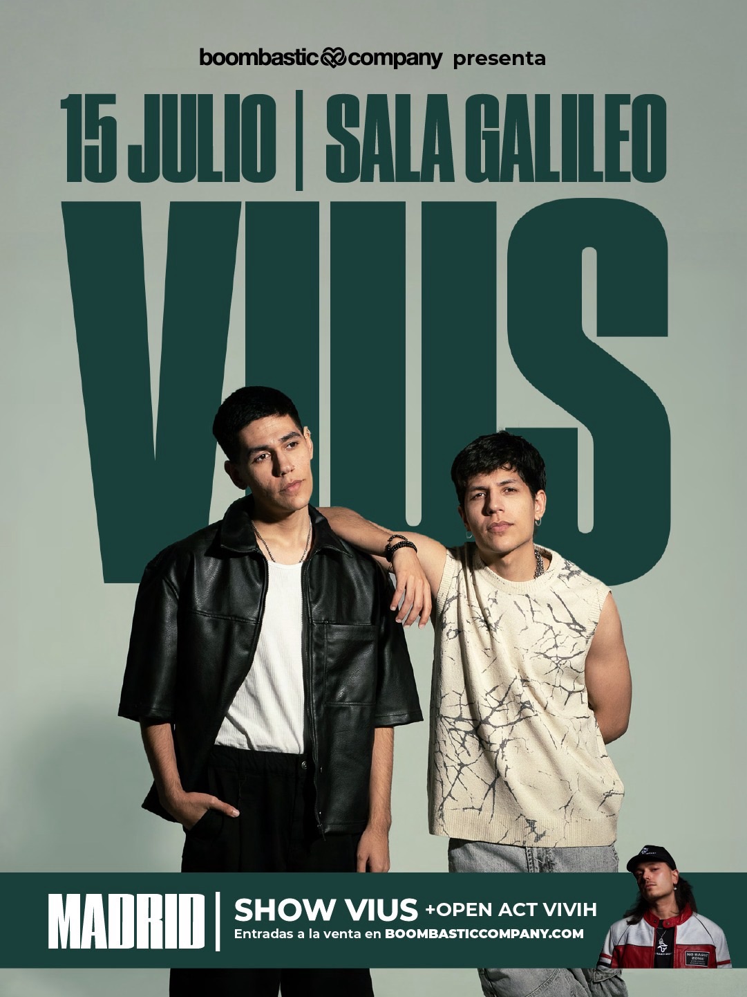 VIUS actuará por primera vez en España: concierto en Madrid el 15 de julio de 2026